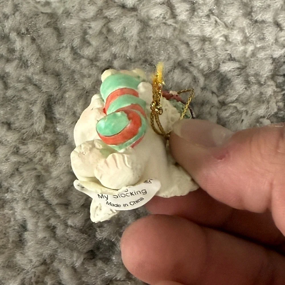Vintage 1995 Dreamsicles Christmas Ornament Hang My‎ Stocking